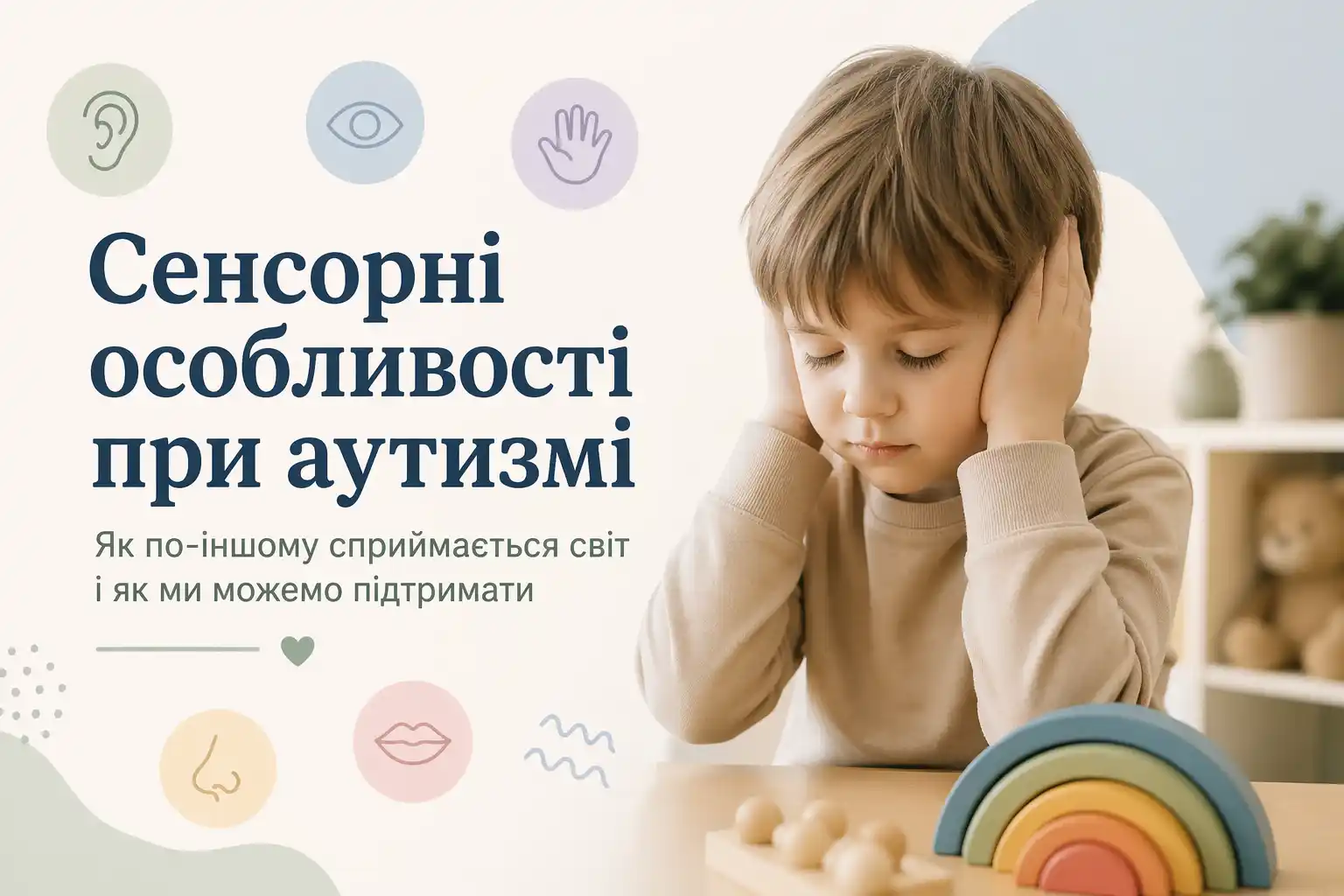 сенсорні особливості при аутизмі